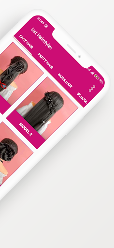 Captura de pantalla de Easy Hairstyles for Girls
