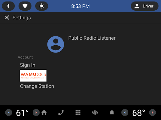 Captura de pantalla de NPR: National & Local News