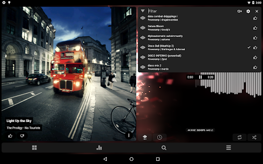 Captura de pantalla de Poweramp