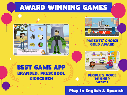 Captura de pantalla de PBS KIDS Games