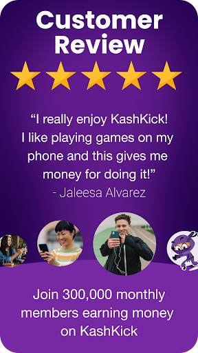 Captura de pantalla de KashKick: Get paid to have fun