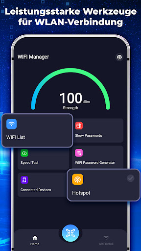 WLAN-Passwort-Anzeigeschlüssel Screenshot