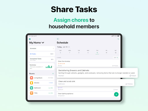 House Chores Cleaning Schedule screenshot
