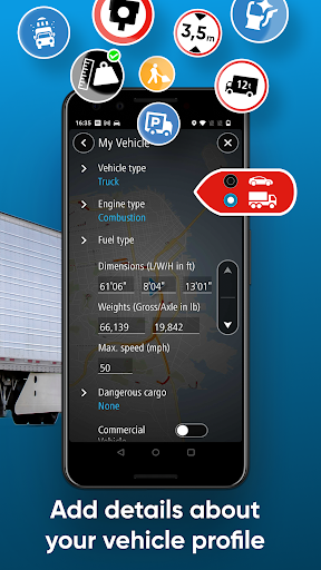 TomTom GO Expert: Truck GPS screenshot