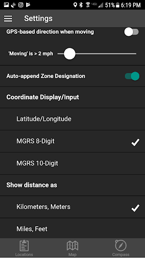 Captura de pantalla de Land Nav Assistant
