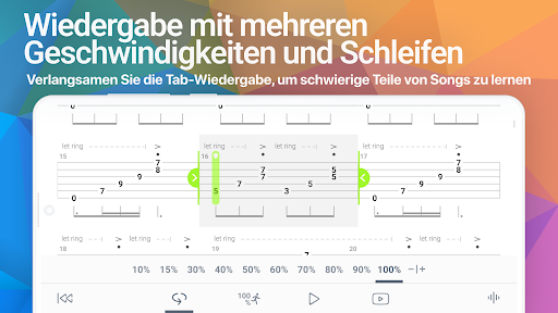 Songsterr Gitarren Tabs/Akkor. Screenshot