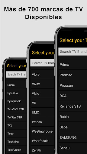 Captura de pantalla de Control remoto universal de TV