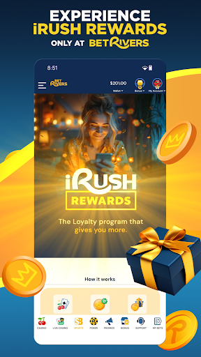Captura de pantalla de BetRivers: Casino & Sportsbook