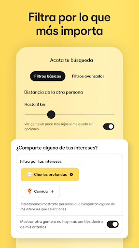 Captura de pantalla de Bumble: Citas y Conocer Gente