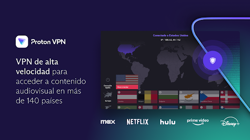 Captura de pantalla de Proton VPN: Rápida y segura