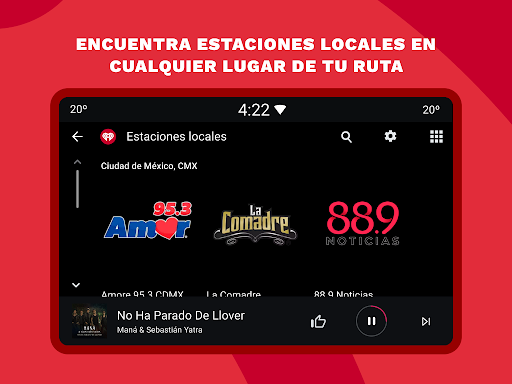 Captura de pantalla de iHeart: Música, Radio, Podcast