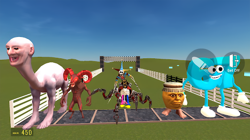 Captura de pantalla de Nextbots In Playground mod