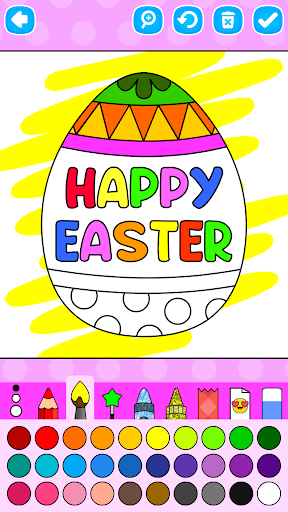 Easter Egg Coloring Pages Screenshot