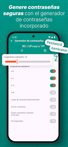 Captura de pantalla de Password Safe and Manager