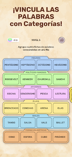 Captura de pantalla de Connect Word Juego de Palabras