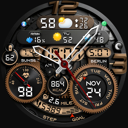 PER32 Ultra Hybrid Watch Face screenshot
