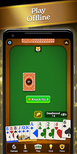 Captura de pantalla de Gin Rummy Classic