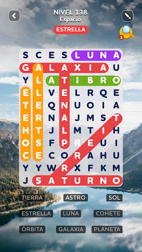 Captura de pantalla de Sopas de Letras Español