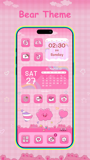Captura de pantalla de BeautyTheme: Iconos y Widgets