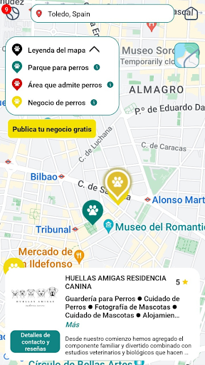 Captura de pantalla de DogPack: Parques, perros y más
