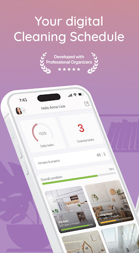 Captura de pantalla de BeTidy: Home Cleaning Schedule