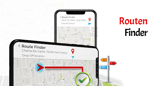 GPS-Satelliten-Erdkarte Screenshot