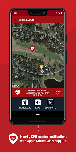 Captura de pantalla de PulsePoint Respond
