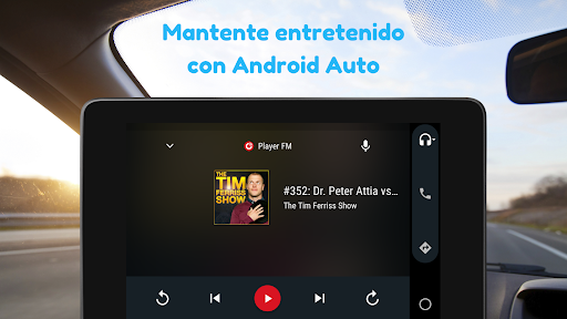 Captura de pantalla de App de podcast: Player FM