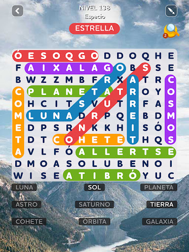 Captura de pantalla de Sopas de Letras Español