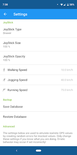 Captura de pantalla de Fake GPS Location-GPS JoyStick