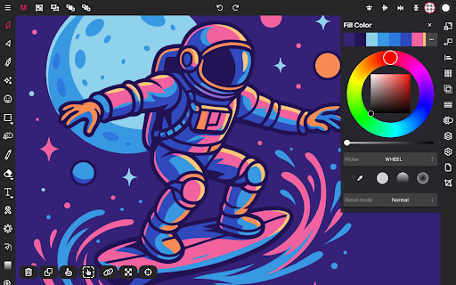 Vector Ink: SVG, Illustrator screenshot