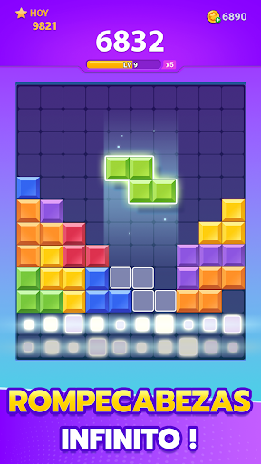 Captura de pantalla de Block Crush・Puzzle de Bloques