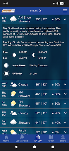 Erie Weather screenshot