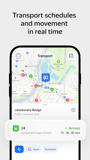 Captura de pantalla de Yandex Maps and Navigator