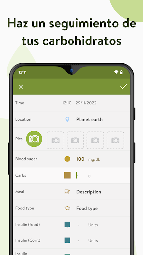Captura de pantalla de mySugr - Diario para diabetes