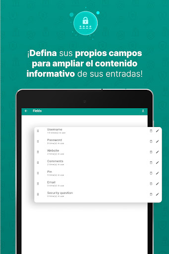 Captura de pantalla de Password Safe and Manager