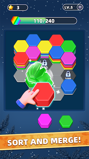 Hexa Master 3D - Color Sort screenshot