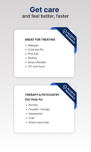 Captura de pantalla de LiveHealth Online Mobile