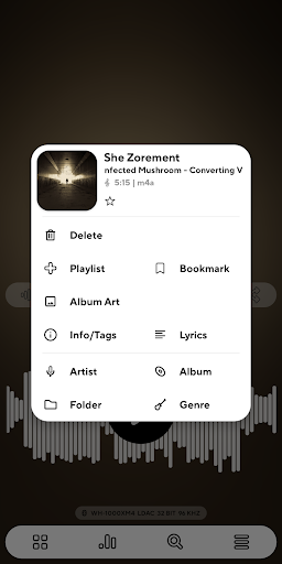 Captura de pantalla de Poweramp