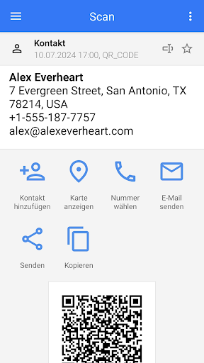 QR & Barcode Scanner (Deutsch) Screenshot