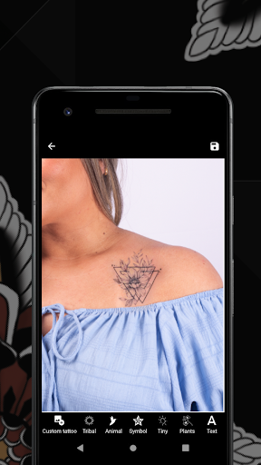 Foto Tattoo Simulator Screenshot