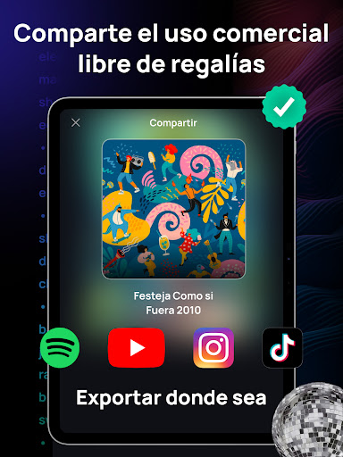 Captura de pantalla de Donna IA Generador de Música