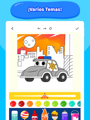 Captura de pantalla de Tiburón Bebé para Colorear