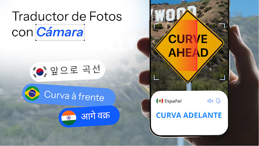 Captura de pantalla de Traducción: IA, Cámara y Voz