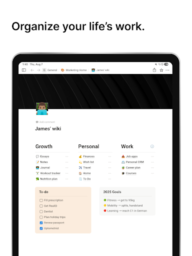 Notion: Notes, Tasks, AI screenshot