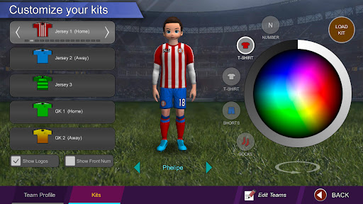 Captura de pantalla de Pro League Soccer