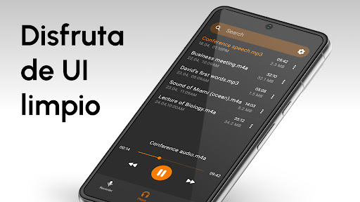 Captura de pantalla de Grabadora de Voz Simple