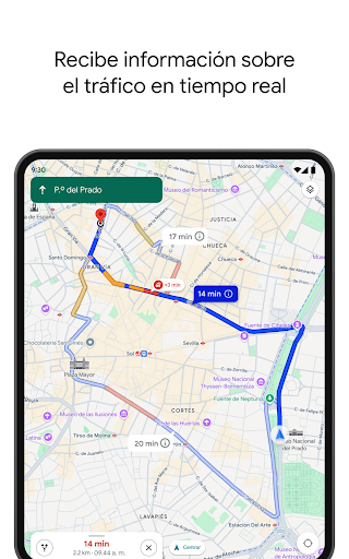 Captura de pantalla de Google Maps