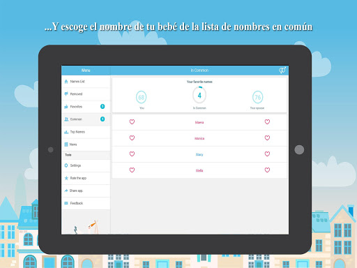 Captura de pantalla de Un Nombre de bebé juntos