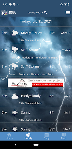 Captura de pantalla de LEX18 Storm Tracker Weather